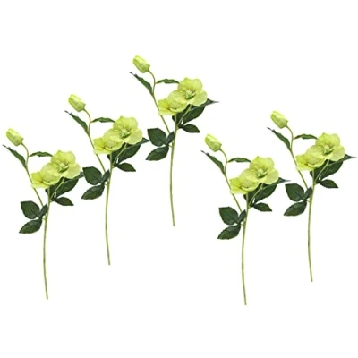 Afbeelding van I.GE.A. Kunstbloem Kerstroos (5 stuks)