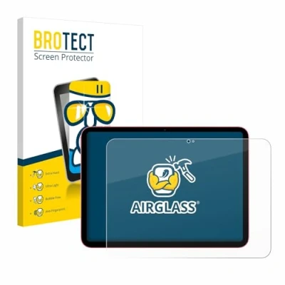 Afbeelding van BROTECT Screenprotector voor Apple iPad 10.9&quot; 2022 (10. Gen.) Folie Beschermfolie Beschermglas transparant