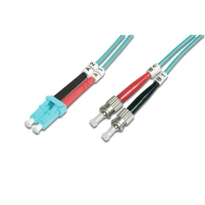 Afbeelding van Digitus DK 2531 05/3 Glasvezel kabel 5 m LC ST/BFOC Blauw