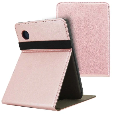 Afbeelding van Kobo Clara BW Hoes: iMoshion Stand Flipcase Rosé Goud Kunstleder E Reader Hoezen