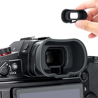 Afbeelding van KIWIFOTOS Camera Extended Eyecup Oculair voor Panasonic LUMIX DC GH6 GH5S GH5, zoekerbeschermer vervangt 4YE1A561Z rubberen oogbeker