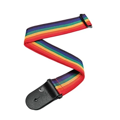 Afbeelding van D&quot;;Addario PWS111 polypropyleen gitaarband Rainbow
