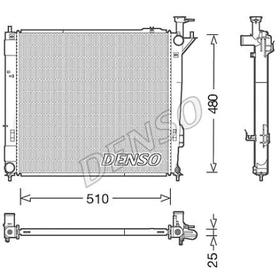 Afbeelding van Denso Radiateur DRM41015