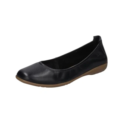 Afbeelding van Josef Seibel Ballerina&#039;s, Dames, Maat: 44, Black Leer