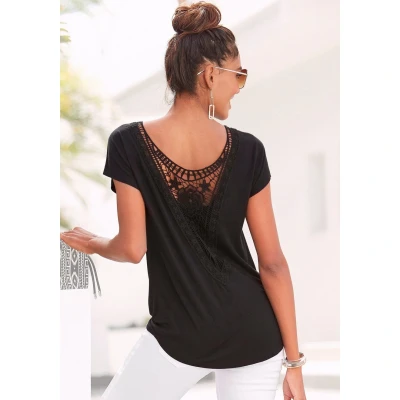 Afbeelding van Lascana Blouse, Dames, Maat: 32/34, Schwarz