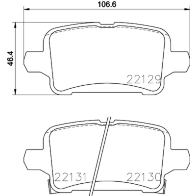 Afbeelding van Brembo Remblokset P 59 090