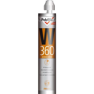 Afbeelding van Polyfilla Pro W360 Sneldrogende Houtreparatiepasta Reparatiemiddel Lichtbeige