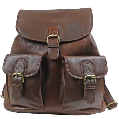 Afbeelding van Leren rugzak Hudson (choco)