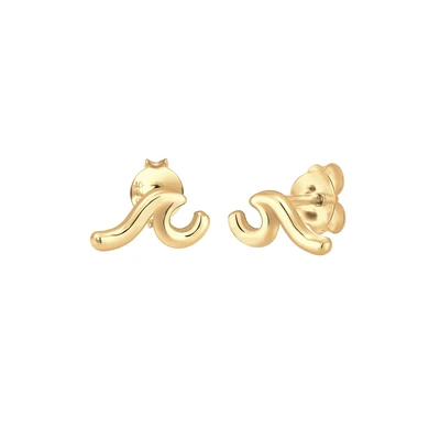 Afbeelding van Elli Oorbellen, Dames, Maat: One Size, Gold coloured