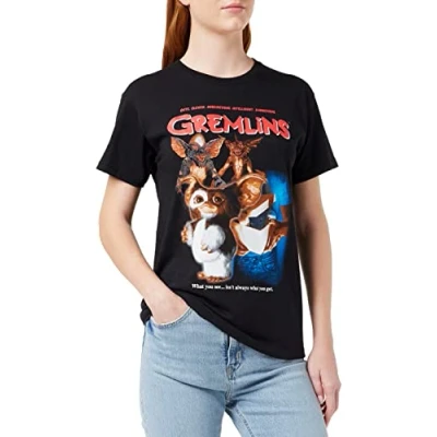 Afbeelding van Henry Tiger Gremlins Homeage Style Tshirt print, Heren, Maat: XXL, Black
