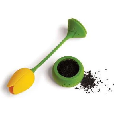 Afbeelding van Thee infuser Tulip geel