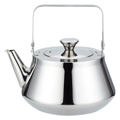 Afbeelding van SANQIAHOME 2.0 litre roestvrijstalen theepot met Infuser Een moderne, minimalistische stijl