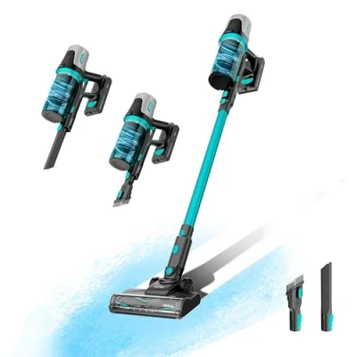 Afbeelding van Cecotec Rockstar Draadloze Steelstofzuiger Inclusief Meerdere Opzetstukken Zonder Zak op Accu Voor alle Vloertypes