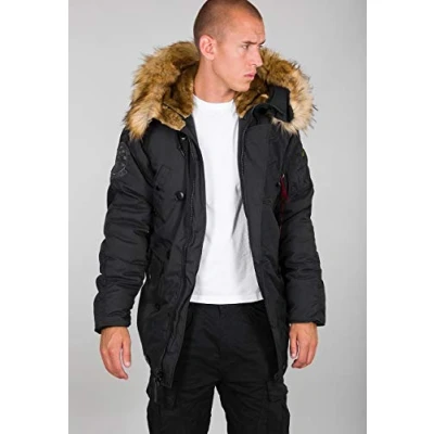 Afbeelding van Alpha Industries Explorer Parka, Heren, Maat: Large, Black