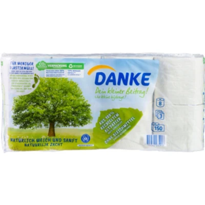 Afbeelding van Danke Toiletpapier Rollen 8ST