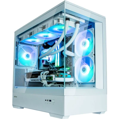 Afbeelding van Zalman P30 WHITE computerbehuizing Mini Tower Wit Micro ATX Behuizing