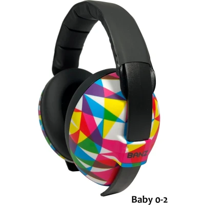 Afbeelding van Baby Banz Gehoorbeschermers Speciaal voor Baby&#039;s en Peuters Geo design (3 36mnd)
