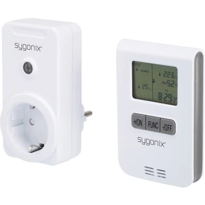Afbeelding van Sygonix SY RS2W S1 Verwarmingsbesturing Draadloos Tussenstekker Schakelvermogen (max.) 3500 W Bereik max. (in het vrije