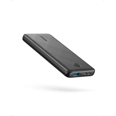 Afbeelding van Anker Powerbank (PowerCore 10K), compacte 10.000 mAh batterij met PowerIQ en USB C oplaadtechnologie voor iPhone, iPad, Samsung Galaxy, Pixel andere apparaten.