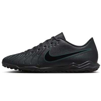Afbeelding van Nike Performance Tiempo Legend 10 CLUB TF Voetbalschoenen voor kunstgras, Maat: 44, Black/deep jungle Hoogwaardig imitatieleer