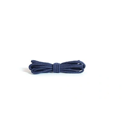 Afbeelding van Kaps Ronde Dunne Veters, Kwaliteit 2Mm Breed 100% Katoenen Schoenveters Voor Casual En Stijlvolle Schoenen, Gemaakt In Europa, 1 paar (60 cm 24 inch 3 to 4 ogen / 57 marine)