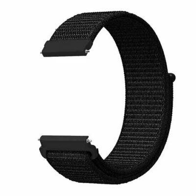 Afbeelding van Garmin Venu / Sq Sq2 2 plus Sport Loop nylon bandje Zwart
