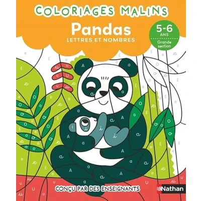 Afbeelding van GS Coloriages malins Lettres et nombres Grande Section pour apprendre en coloriant 5 6 ans