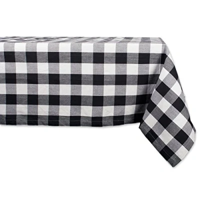Afbeelding van DII Buffalo Check Collection Klassiek tafelkleed met boerderijmotief, katoen, zwart/wit, tafelkleed, 60 x 104 cm