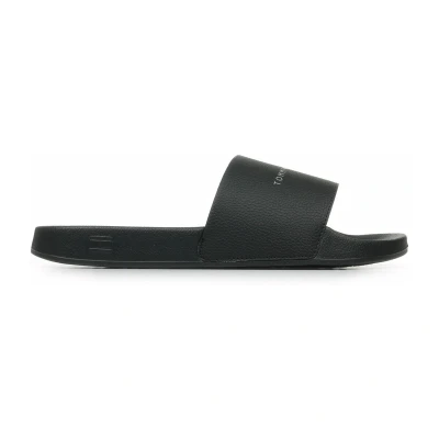 Afbeelding van TOMMY HILFIGER Heren HILIFGER NYC POOL SLIDE, ZWART (Zwart), 10 UK, Zwart, 44 EU