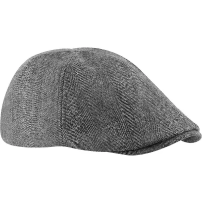 Afbeelding van Beechfield Flat Cap Donker Grijs Verstelbaar UnisexBeechfield Unisex