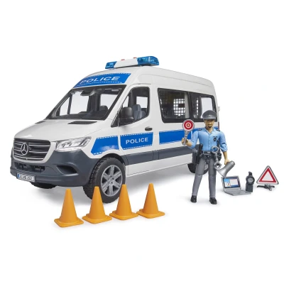 Afbeelding van bruder Mercedes Benz Sprinter politiehulpvoertuig Kant en klaar model Hulpdienstvoertuig (model)