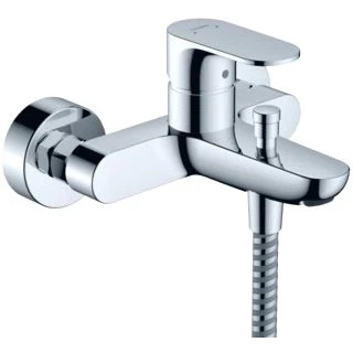 Afbeelding van Hansgrohe rebris s eengreeps opbouw badmengkraan met 2 doorstroomhoeveelheden chroom 72443000