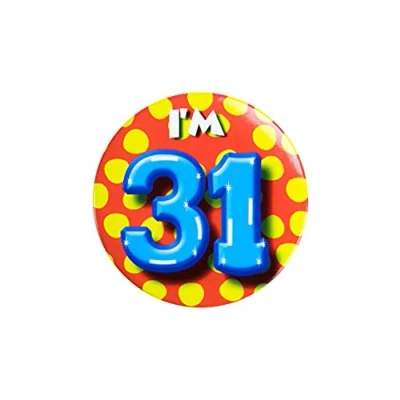 Afbeelding van I&#039;m 31 Button Jaar 5,5cm