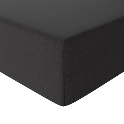 Afbeelding van Amazon Basics Hoeslaken, microvezel, king size, zwart, 150 x 200 30 cm