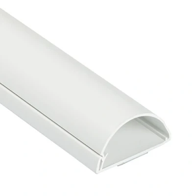 Afbeelding van D Line 1M5025W Maxi zelfklevend kabelgoot, netjes afwerken bekabeling tv, decoratieve kabelbeheer oplossing, kabelmanagement, zelfklevende kabelverberger 50 mm (B) x 25 (H) 1 meter (L), wit