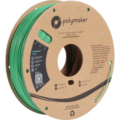 Afbeelding van Polymaker PA06006 PolyMAX Tough Filament PLA kunststof Hoge stijfheid, treksterkte, Slagvast 1.75 mm 750 g Groen 1 stuk(s)