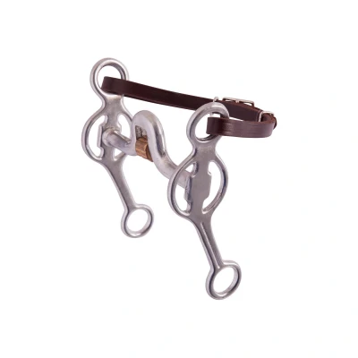 Afbeelding van BR Western bit Mikmar show aluminium/koper roller One Size 1 Kleur