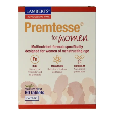 Afbeelding van Lamberts Premtesse 60 tabletten