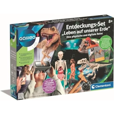 Afbeelding van Galileo Lab ontdekkingsset leven op onze aarde experimenteerdoos met VR ervaring speelgoed voor kinderen vanaf 8 jaar, 59366 van Clementoni