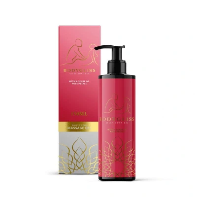 Afbeelding van BodyGliss Massage Olie En Glijmiddel In 1 Rozenblaadjes 150 ml