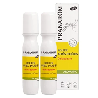 Afbeelding van Pranarôm Aromapic Roller Insectenbeten Bio 2 x 15 ml PROMO