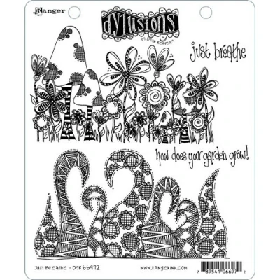 Afbeelding van Ranger Dylusions cling stamp breathe