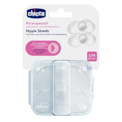 Afbeelding van Chicco Tepelbeschermers In Silicone, S/M, X2
