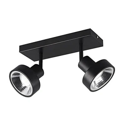 Afbeelding van Trio Leuchten Spotlight Leon 800700232, metaal mat zwart, excl. 2x GU10