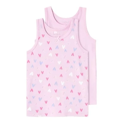 Afbeelding van NAME IT MINI hemd NMFTANK TOP set van 2 roze
