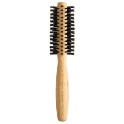 Afbeelding van Olivia Garden Healthy Hair Eco Verantwoorde Ronde Bamboe Borstel, 100% Everzwijnhaar 50mm
