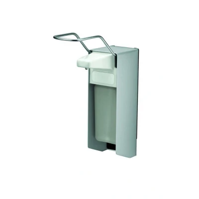 Afbeelding van MediQo line zeepdispenser 500ml lange bedieningsbeugel MQL05E RVS