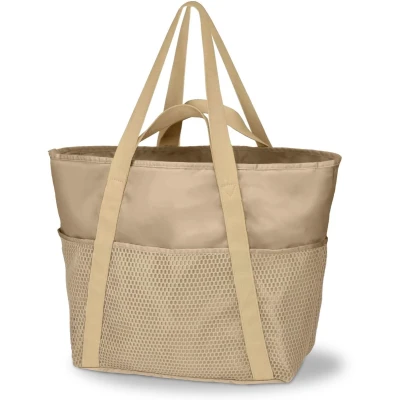 Afbeelding van Ibenzoa® Grote Multifunctionele Waterdichte Strandtas met Ritssluiting en Meerdere Vakken voor Dames