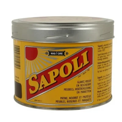 Afbeelding van SAPOLI Boenwas Vast midden eik 450 ML ERES 38125
