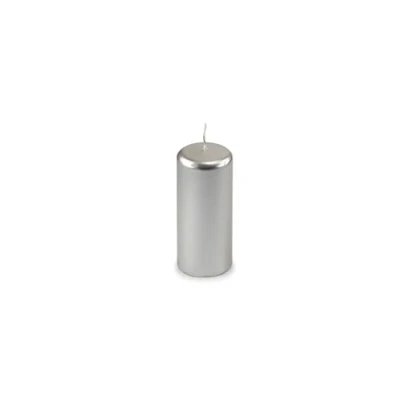Afbeelding van Cereria di Giorgio risthò stompkaarsen, was, zilver, 4 x 7 cm, 12 stuks